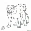 Cerberus tattoo design idea