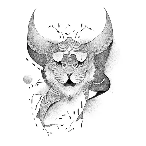 blackout tattoo design idea