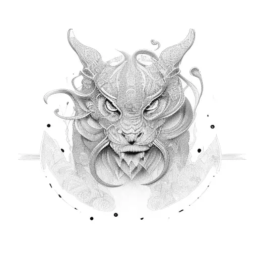 non stop tattoo design idea
