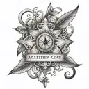 Matthew 6:34 tattoo design idea