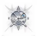 mountain, coordinates, love tattoo design idea