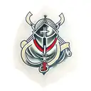 crusader tattoo design idea