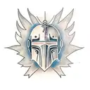 crusader tattoo design idea