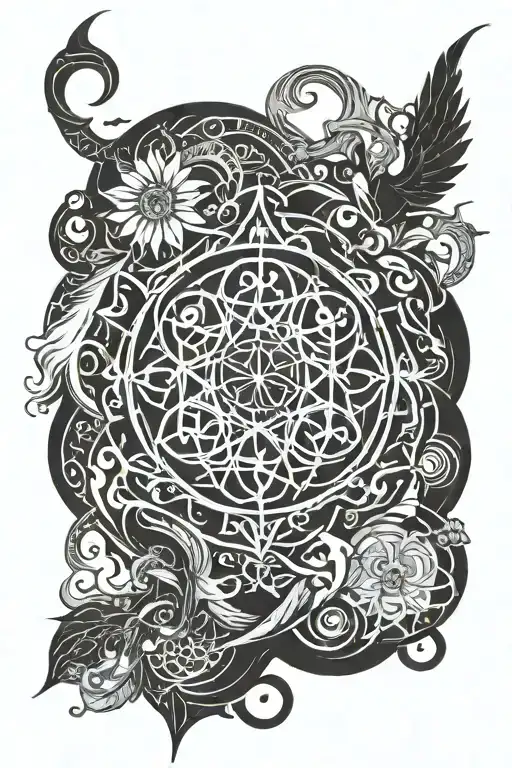 Mistborn allomantic symbols leg tattoo tattoo design idea