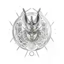 Anubis tattoo design idea