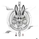 Anubis tattoo design idea