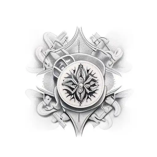 bluegrass mandolin tattoo design idea