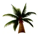 Palm Tree tattoo design idea