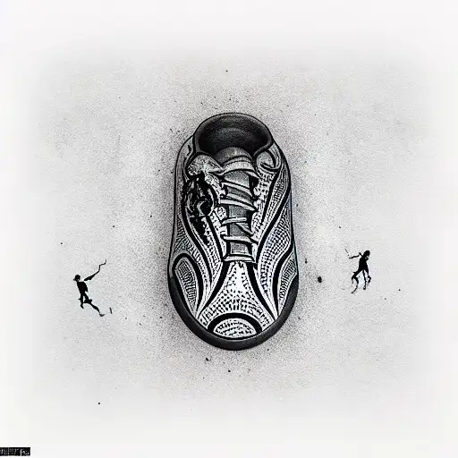 soccer hip hop tattoo design idea