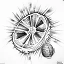 coconut  tattoo design idea