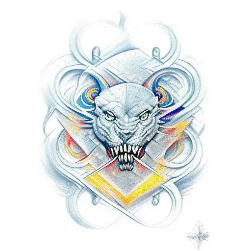 le passe fut turbulant mais nous reserve un futur brulant tattoo design idea