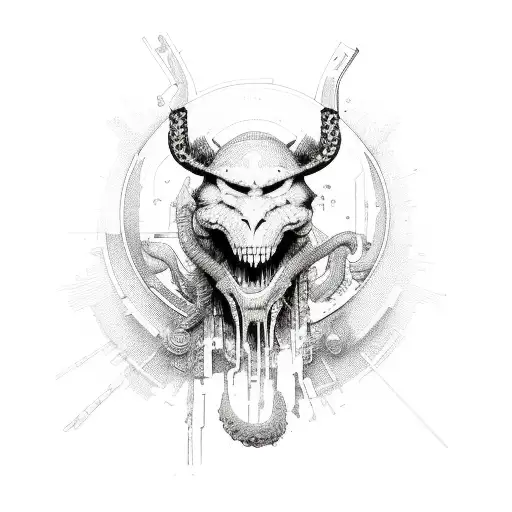 toxic tattoo design idea