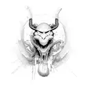 toxic tattoo design idea