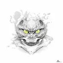 toxic tattoo design idea