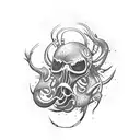 toxic tattoo design idea