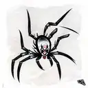 spider death vampire  tattoo design idea