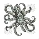 origami octopus tattoo design idea