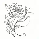 FLECHE AVANT BRAS tattoo design idea