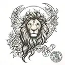aslan tattoo design idea