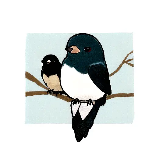 Swallow Bird tattoo design idea