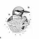 Swallow Bird tattoo design idea