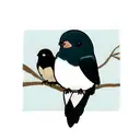 Swallow Bird tattoo design idea