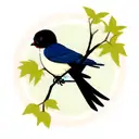 Swallow Bird tattoo design idea