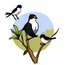 Swallow Bird tattoo design idea