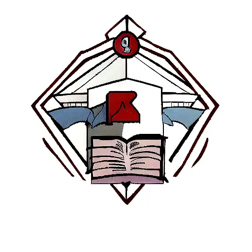Aryaman Library logo tattoo design idea