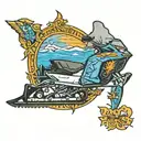 DNR Snowmobile certification tattoo design idea