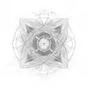 Lorenz Strange Attractor  tattoo design idea