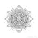 Lorenz Strange Attractor  tattoo design idea