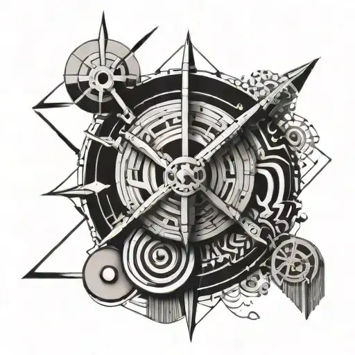 one piece, percussion music tattoo design idea