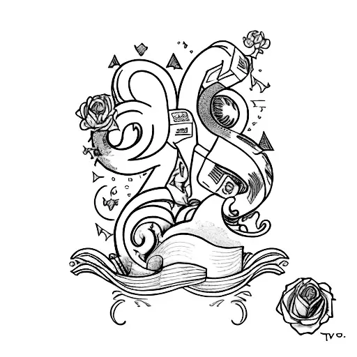 "seven", "the story of us", evermore" and "im only me when im with you" songs by taylor swift together no person  tattoo design idea