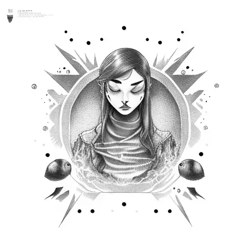 the song evermore looking at hope, but also sad tattoo design idea