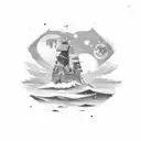 storybook tattoo design idea