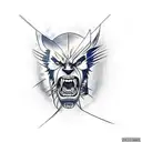 wolverine claws extended tattoo design idea