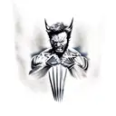 wolverine logan claws tattoo design idea