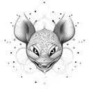 disney and stingrays  tattoo design idea