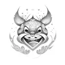 disney and stingrays  tattoo design idea