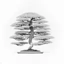 bonsai tree tattoo design idea