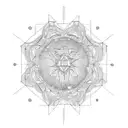 historic monuments tattoo design idea