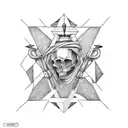 historic monuments tattoo design idea