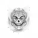 Silly mummy  tattoo design idea