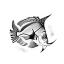 angelfish tattoo design idea
