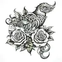 1994 ♾️ 1996 tattoo design idea