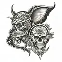 1994 ♾️ 1996 tattoo design idea