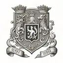 crest of Portugal with the date 02.09.1963 tattoo design idea