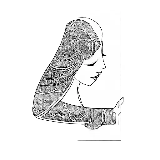 a henna tattoo on a woman's arm tattoo design idea