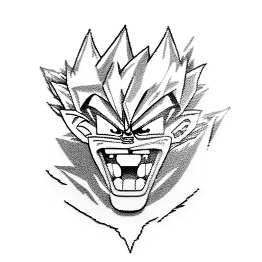 crash bandicop, final fantasy cloud, goku, the 4-star dragon ball, mephisto from the knights of the zodiac and more tattoo design idea